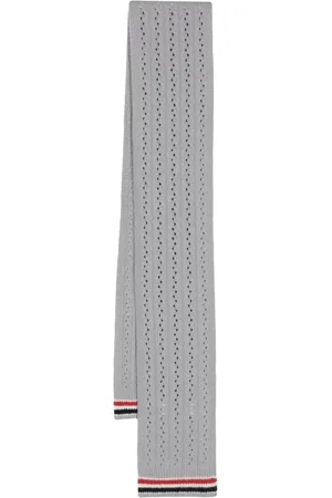 Thom Browne écharpe en maille pointelle torsadée