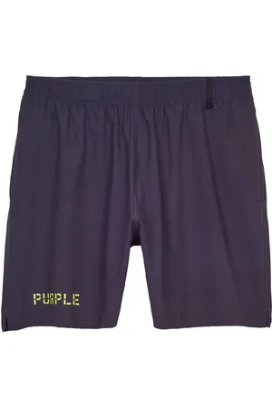 Purple Brand Short de bain à logo imprimé