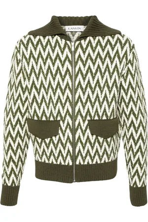 Lanvin Cardigan Curb à chevrons