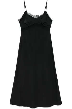 VIVETTA Robe mi-longue bordée de dentelle à coupe mi-longue