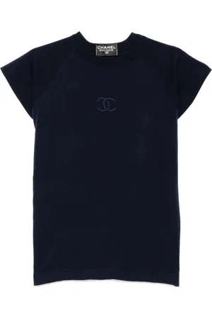 CHANEL Débardeur sans manches en maille (années 1990-2000)