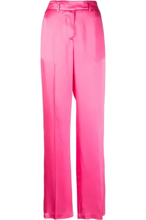 SEMICOUTURE Pantalon droit à fini satiné