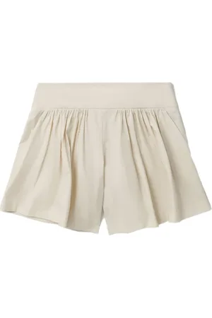 Msgm Short en coton à design plissé