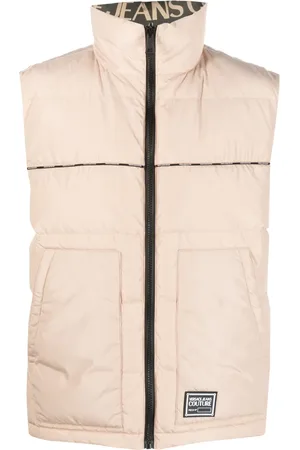 VERSACE Gilet matelassée à patch logo