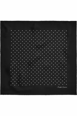 Ralph Lauren Foulard en soie à pois