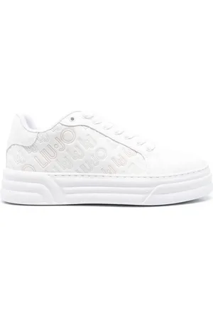 Liu Jo Baskets en cuir à logo imprimé