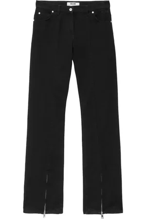 Msgm Jean droit à taille moyenne