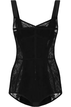 Dolce & Gabbana Robe ornée de dentelle à encolure cœur