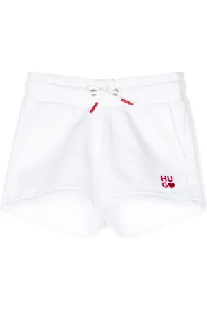 HUGO BOSS Short en coton à logo brodé