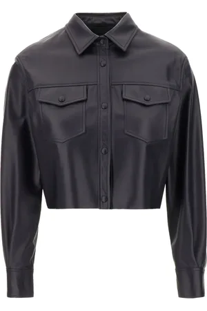 Blancha Chemise en cuir nappa