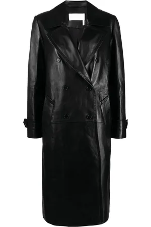 Chloé Manteau croisé en cuir Nappa