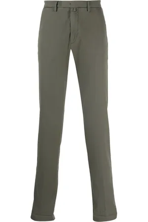BRIGLIA Pantalon chino slim à fermeture dissimulée
