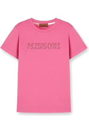 Missoni T-shirt à logo strassé