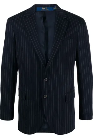Ralph Lauren Blazer rayé à patch logo