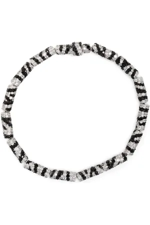 APM Monaco Bracelet en sterling serti de cristaux