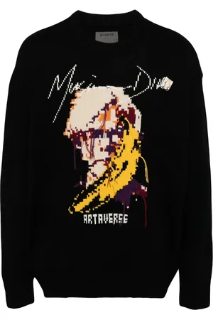 Musium Div. Pull à détails intarsia