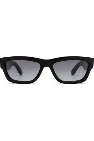 Alexander McQueen Lunettes de soleil à logo imprimé
