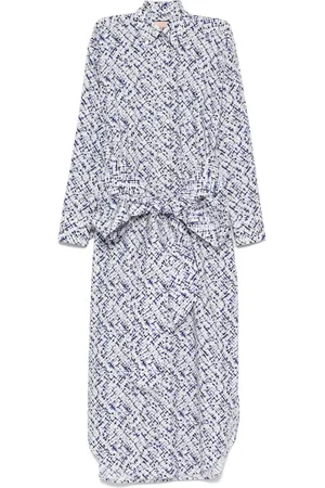 Plan C Robe longue en popeline