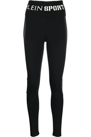 Philipp Plein Legging à taille haute à logo