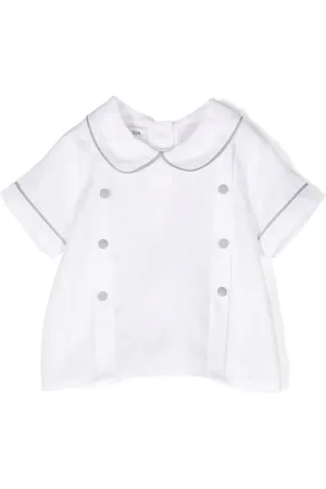 JESURUM BABY Blouse en lin à boutonnière croisée