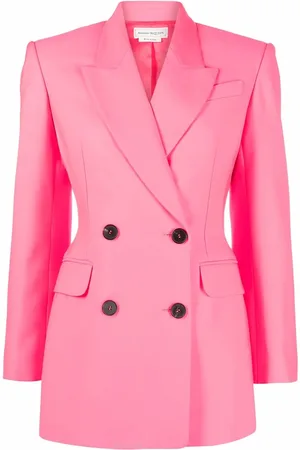 Alexander McQueen Blazer à boutonnière croisée