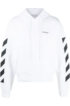OFF-WHITE Hoodie à rayures Diag