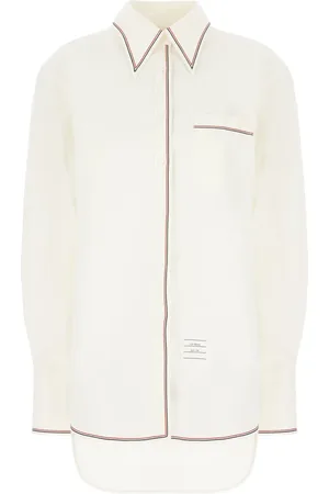 Thom Browne Chemise à bords rayés