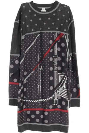 Hermès Robe Clic Clac A Pois (années 2010)