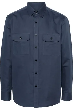 BRIONI Chemise en lin mélangés