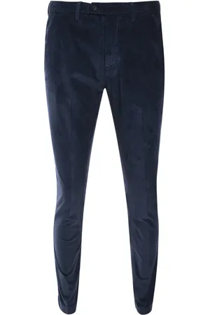 corneliani Pantalon chino en velours côtelé