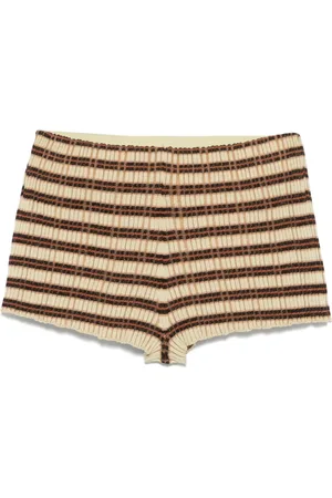 Nanushka Short en maille nervurée