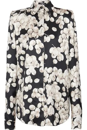 Balmain Chemise à imprimé raisin