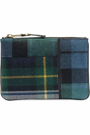 Comme des Garçons Portefeuille à motif tartan