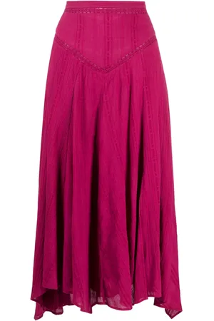 Marant Etoile Jupe asymétrique Aline à taille haute