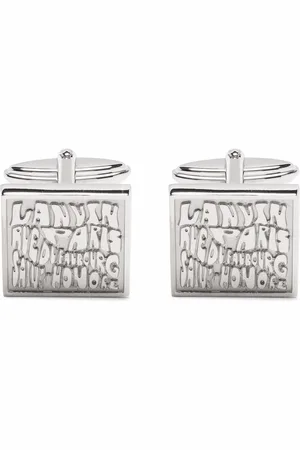 Lanvin Boutons de manchette à logo gravé