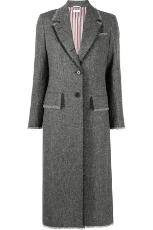Thom Browne Manteau à simple boutonnage