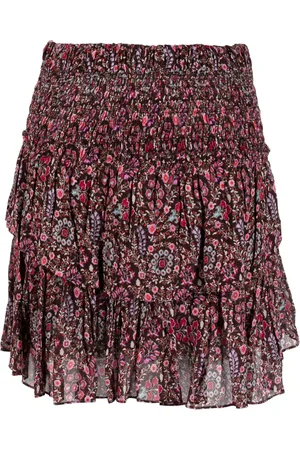 Marant Etoile Minijupe Hilari à fleurs imprimées