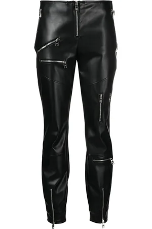 Dolce & Gabbana Legging en cuir artificiel à empiècements