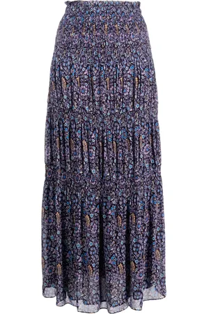 Marant Etoile Jupe mi-longue Nunca à fleurs