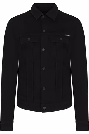 Dolce & Gabbana Veste en jean à col cubain