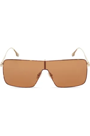Victoria Beckham Lunettes de soleil oversize à logo gravé
