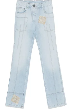 Dior Jean à détail de patch (années 2000)