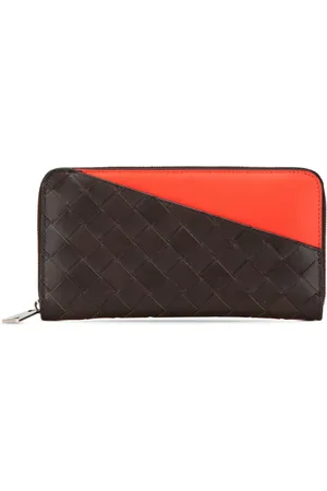 Bottega Veneta Portefeuille continental en cuir Intrecciato à fermeture zippée (2012-2024)