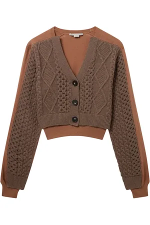 Stella McCartney Cardigan en maille torsadée