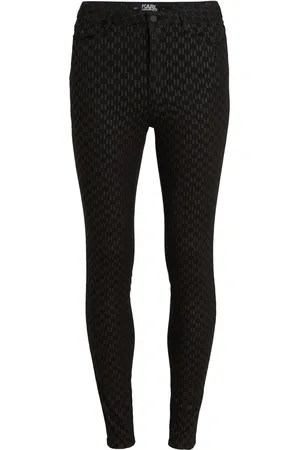 Karl Lagerfeld Jean skinny à motif monogrammé