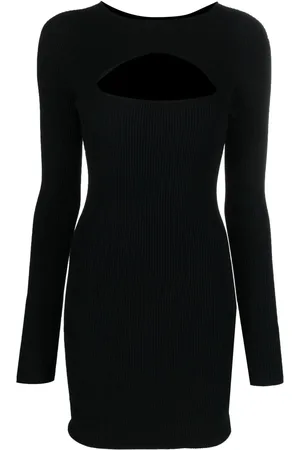 Dsquared2 Robe courte nervurée à découpe