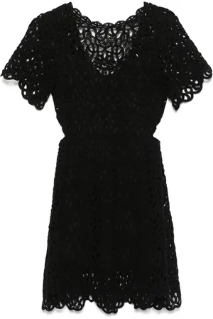 Maje Robe en crochet à coupe courte