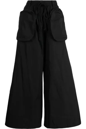 MELITTA BAUMEISTER Pantalon droit à poches oversize