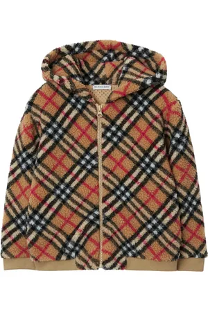 Burberry Hoodie en polaire à motif Vintage Check