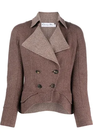Dior Veste en laine à ourlet évasé (années 2010)